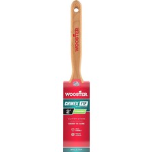 Zemira Wooster Brush 4412-2 Chinex Ftp Düz Kanat Boya Fırçası, 5,5 Cm, Beyaz
