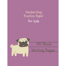 Zemira Handwriting Practice Paper For Kids: 3-9 Years 8.5 x 11 Inches 100 Blank Writing Pages - For Studen