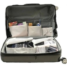 Hereveoyuncak Bavul Içi Düzenleyici Valiz Organizer 6 Lı Set - Çizgiili