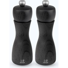 Zemira Peugeot Tahiti Graphite Tuz Kara Biber Değirmeni 2’li Set 15 cm