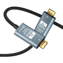 Zemira To Kablo, 8k 60Hz 200CM Yüksek Hızlı, Kablo 2 Metre Kablo Uzunluğu Vrr Tv/