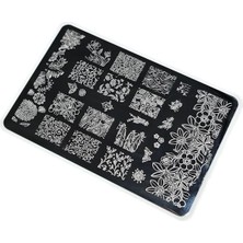 Zemira Nail Stamping Baskı Plakası Büyük Boy Xl HK08