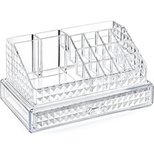 Blackstone KRC-021 Makyaj ve Takı Organizeri 23.3X13.5X11.5CM Tek Çekmece+16 Bölme Dıamond