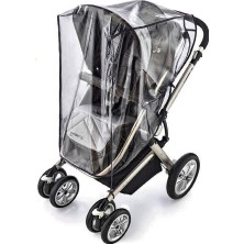 Mega Everest Yağmurluk ve Rüzgarlık Şeffaf Pvc Bebek Arabası