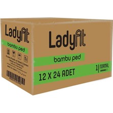 Zemira Ladyfit Bambu Normal 288'LI Vegan Ped (12 x 24 Adet)