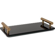 Zemira System Banyo Tepsisi Cam/gold Branch Renk 54X170X330 mm