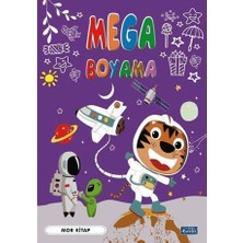 Parıltı Yayınları Mega Boyama - Mor Kitap