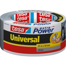 Zemira Tesa Extra Power Duct Bant, Gaffer Bant, 25MX50MM, Gri