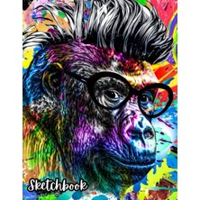 Zemira Abstract Sketchbook: Punky Monkey Charms, Instantly Inspires & Makes A 'cool-Creativity-Fun-Chu