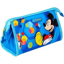 Zemira Samsonite Mickey Mouse Çok Amaçlı Çocuk Çantası - Kalem Kutusu Makyaj Çantası -