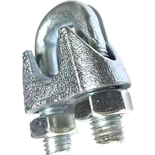 Zemira Halat Klemens Seti, Metal Malzeme, 6 mm Çap, 5 Parça