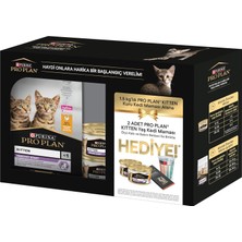 Zemira Pro Plan Yavru Kediler Için Tavuk Etli Kuru Mama 1.5 kg + Purina Pro Plan Yaş Yavru 85
