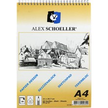 Zemira Alex Schoeller A.ESK.BLK.090.04 Spr.eski̇z BLOK.90GR.A4 60 Ypr.di̇k ALX-820
