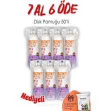 Zemira Lux 50'li Disk Makyaj Pamuğu 7 Al 6 Öde Rosie