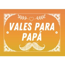 Zemira Regalos El Día Del Padre: Vales Papá: 50 Cupones De Regalo - 50 Blanco Llenar Con