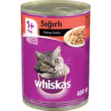 Zemira Whiskas Sığırlı Konserve Yaş Maması, 400 G