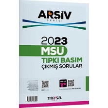 Marka Yayınları 2023 Msü Arşiv Serisi Tıpkı Basım Çıkmış Sorular Tamamı Video Çözümlü