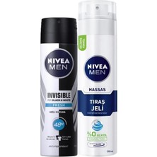 Zemira Nivea Men Erkek Sprey Deodorant Black&white Invisible Fresh 48 Saat Anti-Perspirant Koruma 150ML