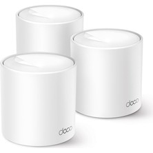 Zemira Tp-Link Deco X10 3-Pack , AX1500 Mbps, 520 M²'ye Kadar Kapsama Alanı, 120 Cihaza Kadar Bağlantı, Gi