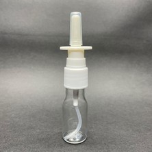 Zemira 10 cc Pet Şişe - Beyaz Burun Spreyli - 10 ml Nasal Spreyli Plastik Şişe x 10 Adet