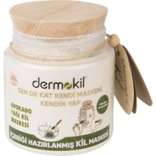 Zemira Dermokil Sen De Kat Kendi Maskeni Kendin Yap-Avokado Yağı Kil Maskesi (220 Ml)