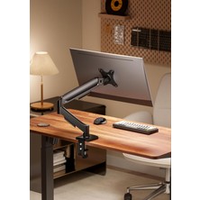 Zemira Voltix Monitör Tutucu 17" - 32" Ekranlar Için 9kg Taşıyabilir, LCD LED Amortisörlü Vesa Monitör Tut