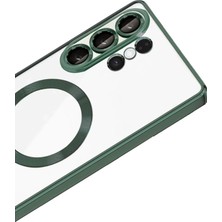 sbodurhome   Samsung Galaxy S26 Ultra Kross Magneticsafe Kapak - Koyu Yeşil