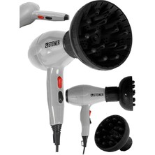 Zemira Steiner 3800 Watt Professional Saç Kurutma Makinesi Ac Motor Fön Makinesi + Difüzör + 2 Adet