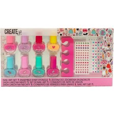 Zemira Create It! - 84529 – Nail Set – Çocuk Oje Seti, Tırnak Çıkartması Nail Charms