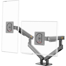 Zemira North Bayou Nb A5C Ergonomic 17-32 Inch Çift Kol 2-9 kg Kapasiteli Yeni Nesil Profosyonel Monitör S