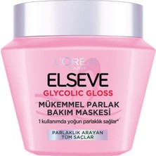 Zemira L'oréal Paris Elseve Glycolic Gloss Mükemmel Parlaklık Veren Saç Bakım Maskesi 300ML