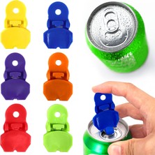 Zemira 6 Parça Renkli Soda Kutusu Sekme Açacağı, Kolay Konserve Açacağı Kılavuzu, Kola, Bira, Soda, Içecek