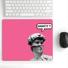 Zemira 18X22 cm Desenli Baskılı Mouse Pad Kaymaz Kauçuk Taban Ofis Ofis Kullanımına Uygun Komik Ya