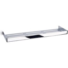 Zemira System Banyo Krom Duş Rafı Krom Renk 50X100X400 mm Beyaz Tek Ebat BA3003 043 Cr