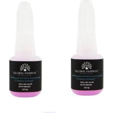 Zemira Fontenay Global Nail Gel Glue From Global 10 Gram 2'li Set Beyaz