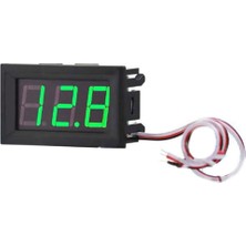 Zemira Dijital Mini Votmetre 0.56" Dc 0 30V Yeşil Işıklı