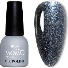 Zemira Momo Professional Kalıcı Oje S029 Parıltılı Küllü Gri 14 ml