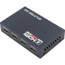 Zemira Primex PX-5004 4 Port Splitter, 1 Giriş 4 Çıkış Adaptörlü Çoklayıcı, 2k Fhd 3D G