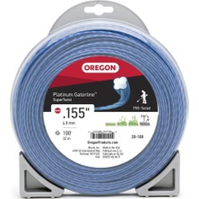 Zemira Oregon 20-108 Platinum Gatorline Supertwist Düzeltici Hattı .355-INÇ 100-AYAK, Gri/siyah