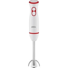Zemira Sinbo 7514 El Blenderi Kırmızı – 2 Hız, Paslanmaz Çelik Aparat, Ergonomik Güçlü Dc Motor