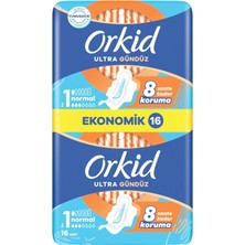 Zemira Orkid Ultra Gündüz Hijyenik Ped Normal (Boy 1) Ekonomik Paket 16 Adet Ped