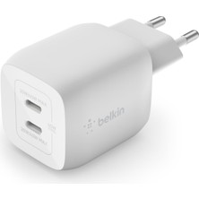 Zemira Belkin 45 W Cihazı, 2 Bağlantı Noktalı, Power Delivery 3.0 Gan Teknolojisi ile
