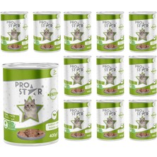 Zemira Prostar Yetişkin Kuzulu Pate 400 gr x 12 Adet
