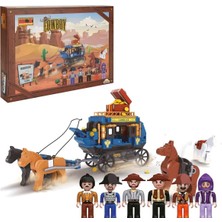 Zemira Cowboy Set Askerler Kızılderililier 6 Figürlü 360 Parça
