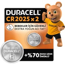 Zemira 2025 Lityum Düğme Piller (2’li Paket) 3V, Bebek Güvenlik Teknolojisi, Anahtarlık, Akıllı B