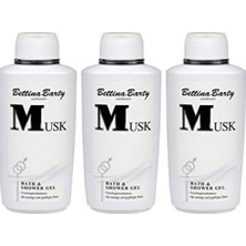 Zemira Bettina Barty Musk Banyo Duş Jeli 3 x 500 ml