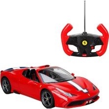 Zemira 1:14 Ferrari 458 Speciale Uzaktan Kumandalı Işıklı Araba - Kırmızı