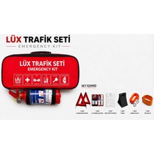 Zirve Kit Lüx Kırmızı Trafik Seti 8 Parça Güvenlik ve Uzun Ömürlü Kullanım İçin Tasarlandı