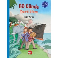 Beyaz Balina Yayınları Çocuk Klasikleri: Seksen Günde Devrialem (Ciltli)