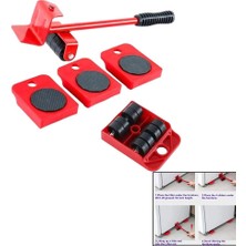 Ozkr Store Ev Tipi Kaldıraç Eşya Mobilya Taşıma Aparatı 5pcs Taşıma KAPASITE:150KG